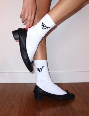 Wildflower Socks – White