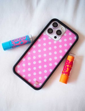 Pink Polka Dots iPhone Case