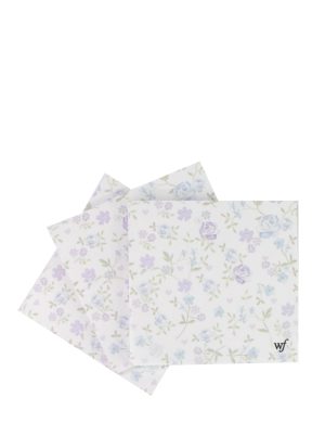 Lilac and Blue Floral Sticky Notes