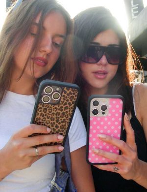 Pink Polka Dots iPhone Case