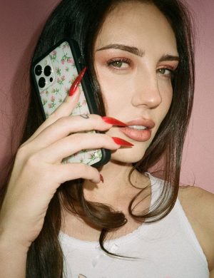 Pink Posie Rosie iPhone Case