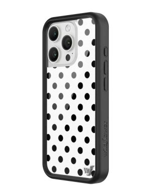 Polka Dot | White and Black iPhone Case