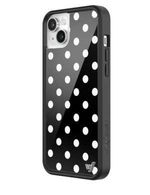 Polka Dot | Black and White iPhone Case