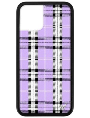 Plaid | Lavender iPhone Case