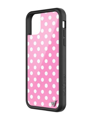 Pink Polka Dots iPhone Case