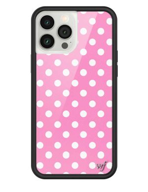 Pink Polka Dots iPhone Case