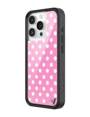 Pink Polka Dots iPhone Case