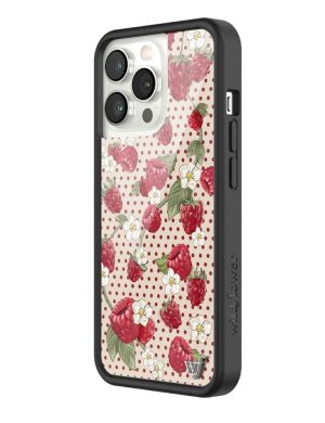 Raspberry Polka Dot iPhone Case