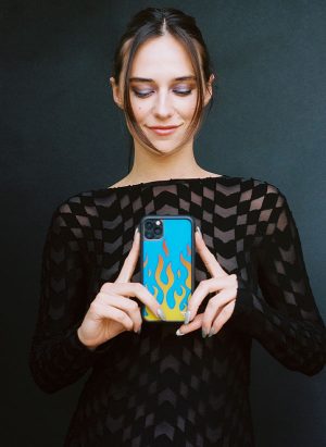 Flames | Blue iPhone Case