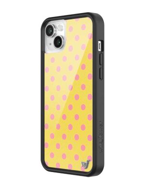 Polka Dot | Yellow and Pink iPhone Case